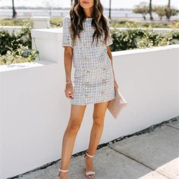 Vici Priscilla Tweed Matching Top & Skirt - Picture 3 of 16